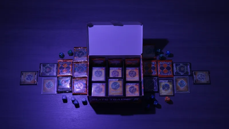 Collection Elite Trainer Box Pokémon disposée pour test qualité