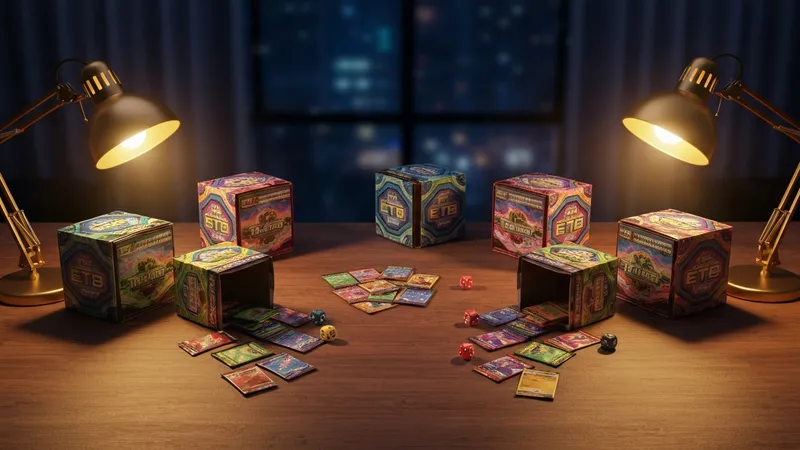 Unboxing détaillé ETB Destinées Paldéennes avec cartes exposées
